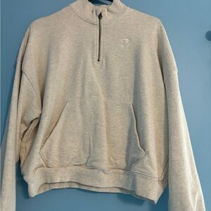 Gymshark Quarter-Zip Cropped Hoodie